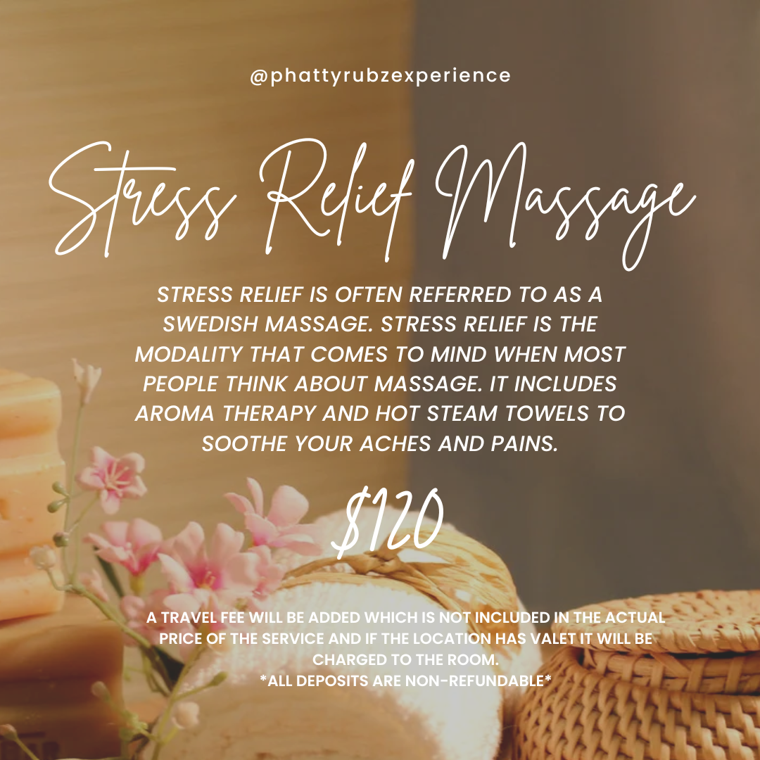 Stress relief Massage deposit